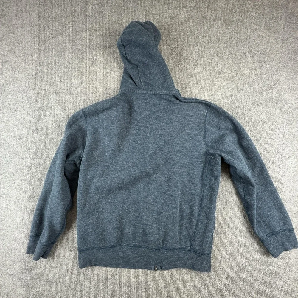 Polo Ralph Lauren Hoodie Mens XL Blue Full Zip Fleece Red Pony Logo Lined Hood